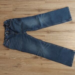 Cat & Jack Relaxed Fit Dark Blue Jeans Bootcut Stretched